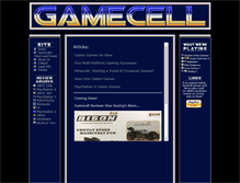 Tablet Screenshot of gamecell.co.uk